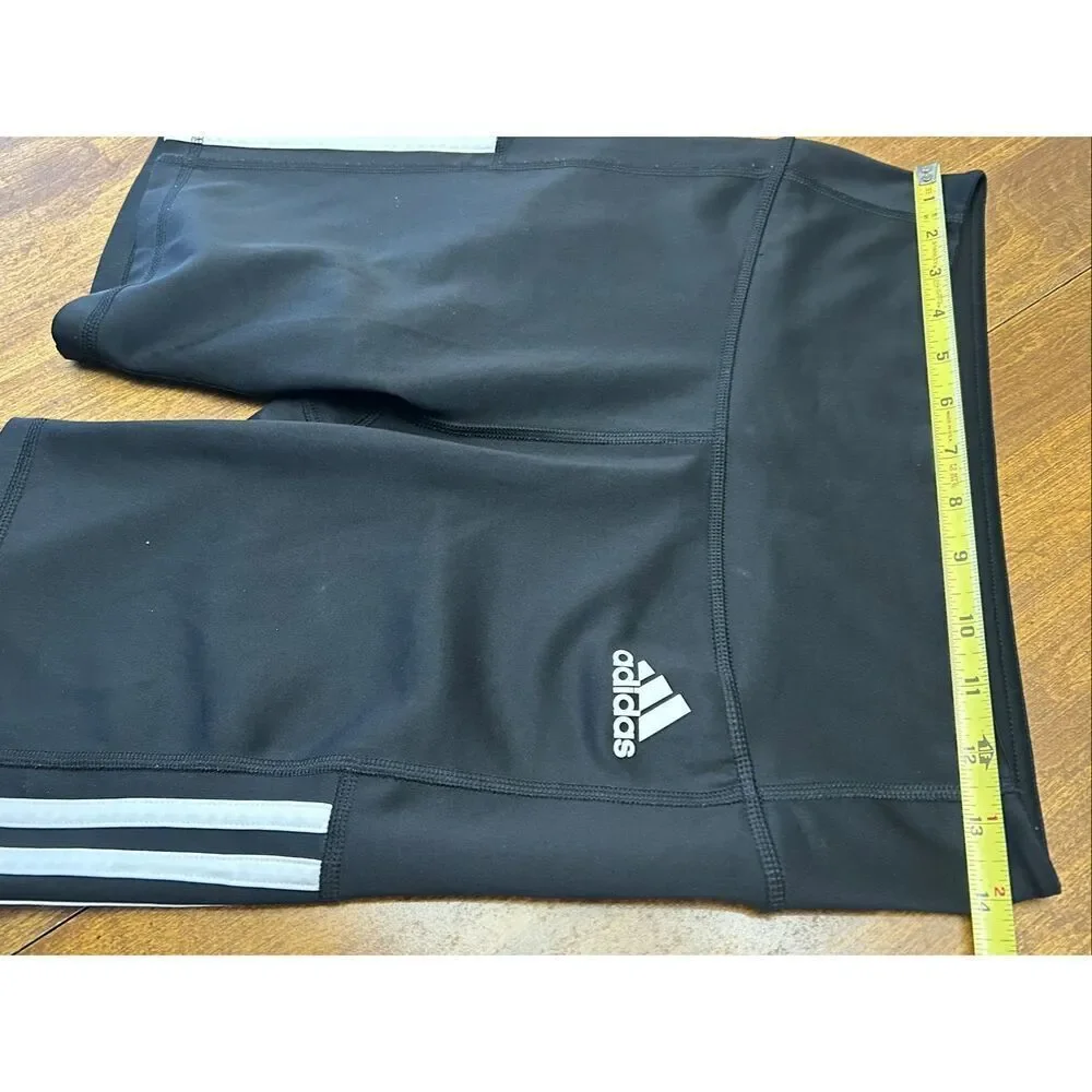 Adidas Primegreen Aeroready Women's 3-Stripe Biker Shorts Size M Black NWOT